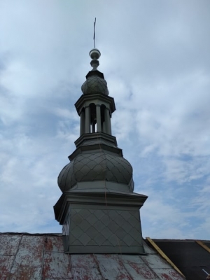 Zdjęcia z koncowej części remontu dachu kościoła-23